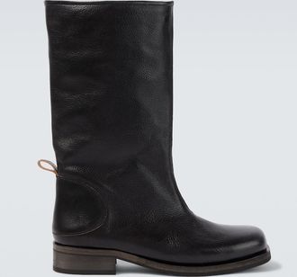 Our Legacy Haul Camion leather mid-calf boots