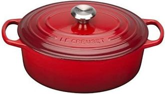 LE CREUSET Signature Cocotte Ovalada Cereza 4,7l
