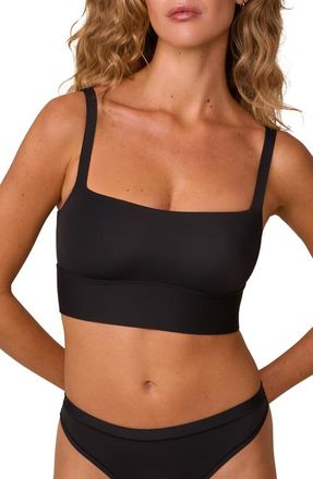 Harper Wilde Bliss Square Neck Bralette in Black at Nordstrom, Size 3X-Large