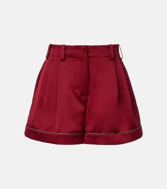 Givenchy Silk satin shorts