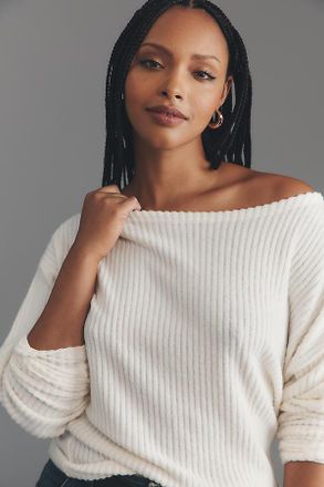 Pilcro Long-Sleeve Cozy Top