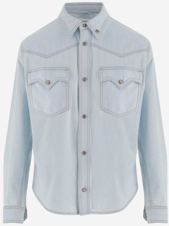 Versace Chambray Denim Shirt