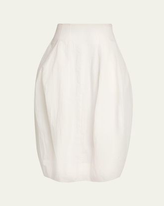 A.L.C. Veda Stretch Cotton Midi Skirt
