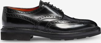 Santoni Hochwertige Leder-Mokassins mit Perforationen Emil