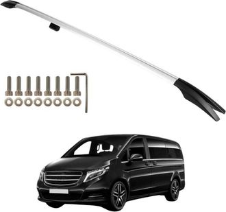 OEM Barras De Techo Mercedes W639 W447 Vito Viano Corto L1 Cromado S&oacute;lido