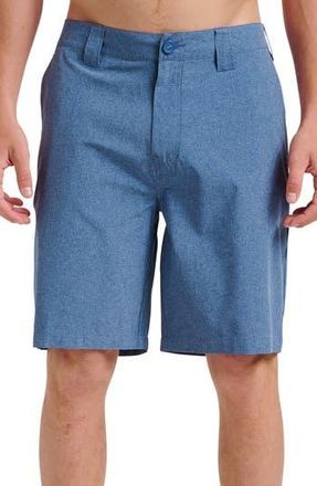 Quiksilver Union Heather Amphibian Hybrid Shorts in Blue Green at Nordstrom Rack, Size 36