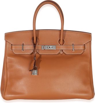 Herm&egrave;s Herm&egrave;s Swift Birkin Gold 35 PHW