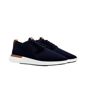 Wolf & Shepherd Mens Wolf & Shepherd SwiftKnit Derby Navy Square Toe Dress Shoes HAWK2065