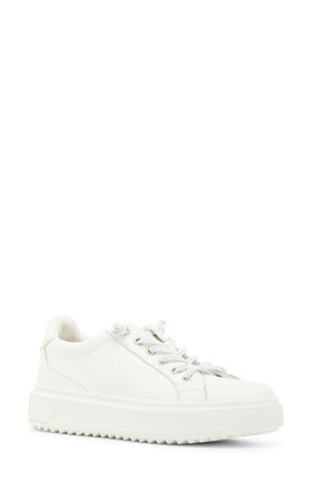 Blondo Greer Waterproof Sneaker in White Leather at Nordstrom, Size 6.5