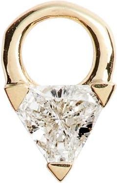 Maria Tash Diamond Triangle Earring Charm in 18K Yellow Gold/Diamond at Nordstrom, Size 2.5 Mm