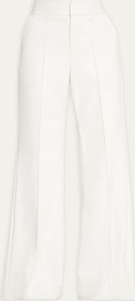 Alice & Olivia Dylan Vegan Leather Wide-Leg Pants