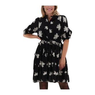 Bruuns Bazaar Kamal Kamila Jurk - Dames - Korte kleedjes - Zwart - XS - Polyester - Kleedjes