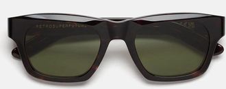 Retro Superfuture Sunglasses Sintesi 3627 Iqm Brown/Green Unisex