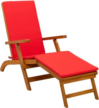 vidaXL Recliner Y Tumbona Plegable 55 X 146 X 91 Cm Vidaxl