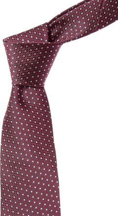 Canali Red Silk Tie