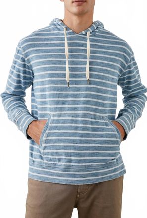 Rails Mammoth Hoodie In Brenton Stripe Navy
