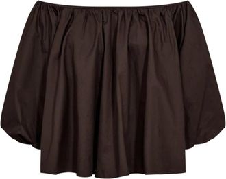 Copenhagen Muse Molly Blouse - Dames - Blouses - Bruin - S - Polyester - Overhemden