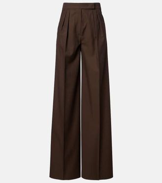 Max Mara Quorum virgin wool wide-leg pants