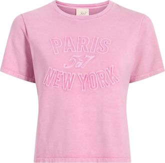 Cinq à Sept T-shirt Shrunken - Rosa