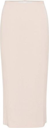 Inwear Eenvoudige Pencil Rok met Elastische Taille - Dames - Midirokken - Roze - S - Rokken