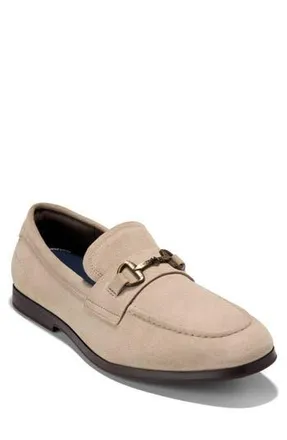 Cole Haan Lewis Grand Bit Loafer in Dark Latte Suede/Dark Natural at Nordstrom Rack, Size 10.5