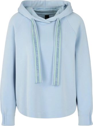 Marc Cain Sportieve Sweater - Dames - Hoodies - Blauw - M - Hoodies & sweatvesten