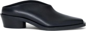 Proenza Schouler Bronco leather mules - women - Leather - 38 1/2 - Black