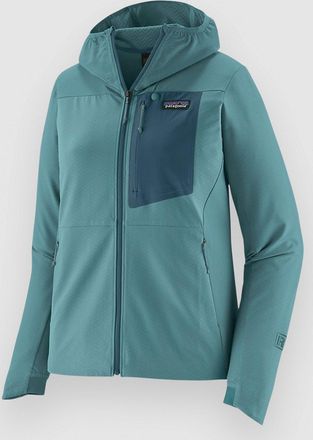 Patagonia R1 Crossstrata Hoody Jacke blau