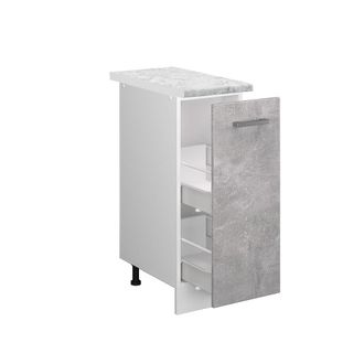 Vicco Armario De Farmacia R-line, Hormig&oacute;n, 30 Cm, Et M&aacute;rmol