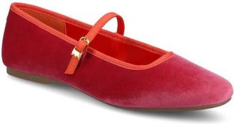 Birdies The Hummingbird Mary Jane Velvet in Hot Pink Velvet at Nordstrom, Size 9.5