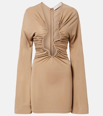 CHRISTOPHER ESBER Salacia ruched minidress