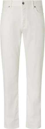 Ermenegildo Zegna City Straight Jeans - Heren - Regular Fit Jeans - Wit - W36 - Katoen - Jeans