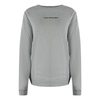 Love Moschino Dames/Dames Logo Sweatshirt (Grijs)