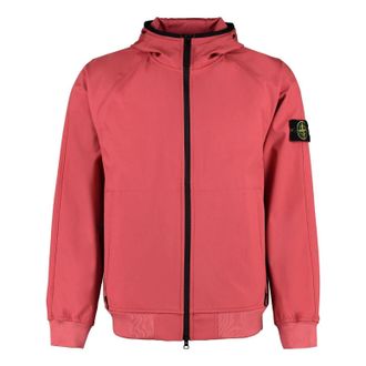 Stone Island Light Soft Shell-R Hooded Jacket Fucsia 781540927-V0087