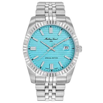 Mathey-Tissot Mathey-Tissot Mens Mathy III Blue Dial Watch