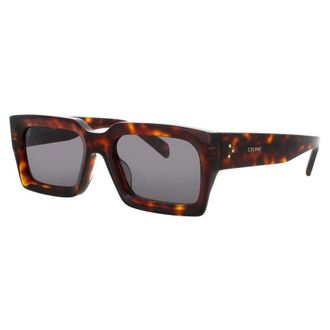 Celine Unisex Brown Rectangular Sunglasses CL40280U52A