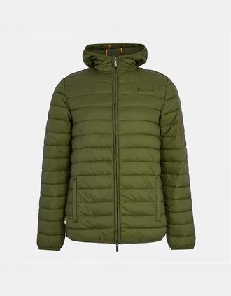 Aquascutum Mens Puffer Jacket - Green - Size: Regular/42