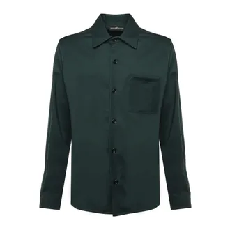 Giuliano Galiano Casual Shirts, male, Green, Size: 3XL Casual Shirts
