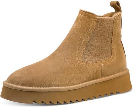 Bottine Femme Tamaris Bottine Chelsea En Cuir Beige 1 25482 41 341 : Achetez En Ligne Les Chelsea Boots Femme