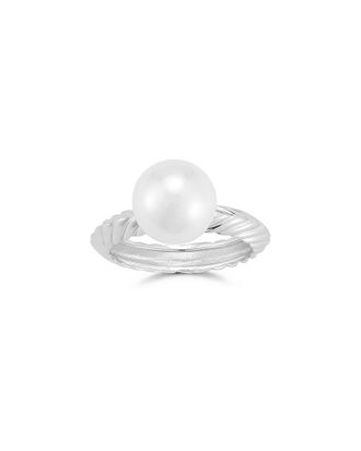 Chloe and Madison Chloe And Madison Silver 10Mm Pearl Ring