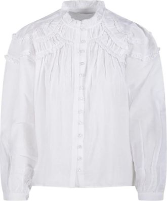 Isabel Marant Top - Dames - Blouses - Wit - S - Overhemden