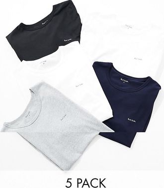 Paul Smith Confezione da 5 T-shirt multicolore