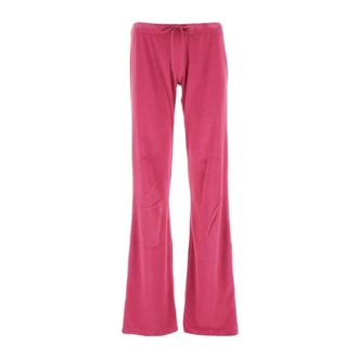 Balenciaga Sweatpants, female, Pink, Size: M Dark Pink Tracksuit Pants