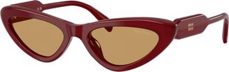 Miu Miu Sunglasses, unisex, Red, Size: 55 MM MU B11Su Sunglasses