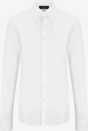 Fabiana Filippi Hemd aus Popeline und T&uuml;ll Filo Diamante