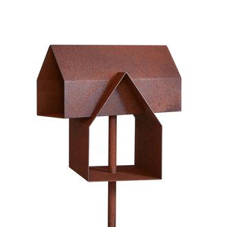 Frederik Roij&eacute; Size Matters Vogelh&auml;uschen, corrosion brown