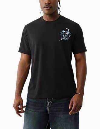 True Religion Mens True Religion109301 Mens T Shirts - Black - Size: 42