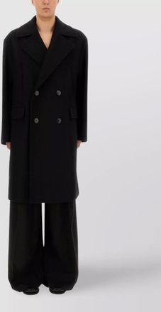 Dries Van Noten double breasted long coat pockets