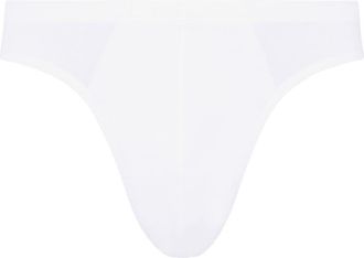 Hanro Cotton Sporty Cotton Low Rise Brief in White at Nordstrom, Size Xx-Large