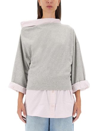 Dries Van Noten Cotton Shirt Sweatshirt